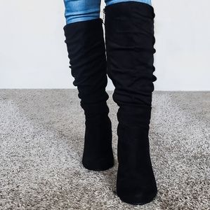 BLACK Knee High Boots | Size 7.5